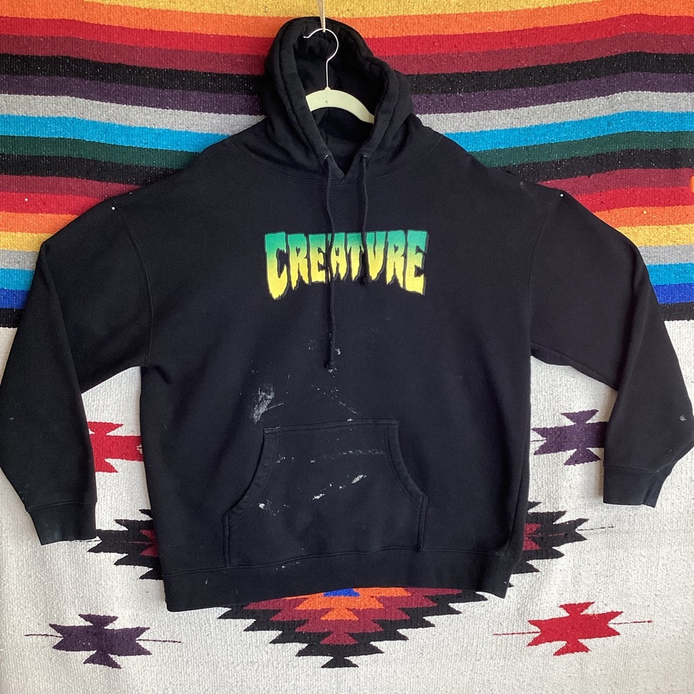 NHS creature Skates Independent trading co hoodie sweatshirt grunge distressed